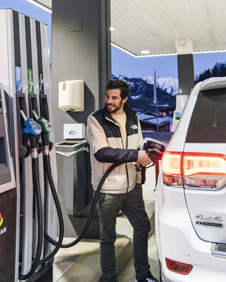 Samnaun: tanken zum Vorteilspreis Samnaun: tanken zum Vorteilspreis