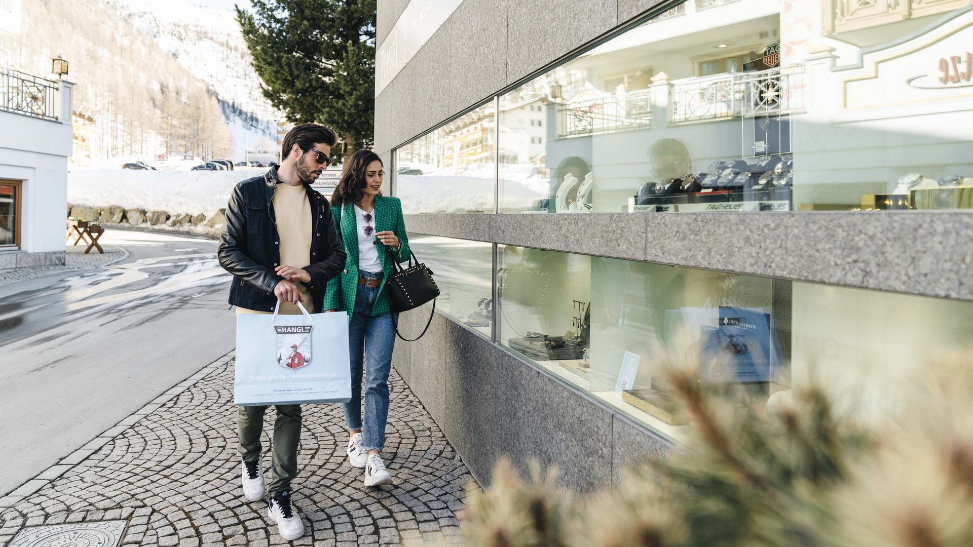 Duty-free shopping in Samnaun Spirits, sport, and fashion