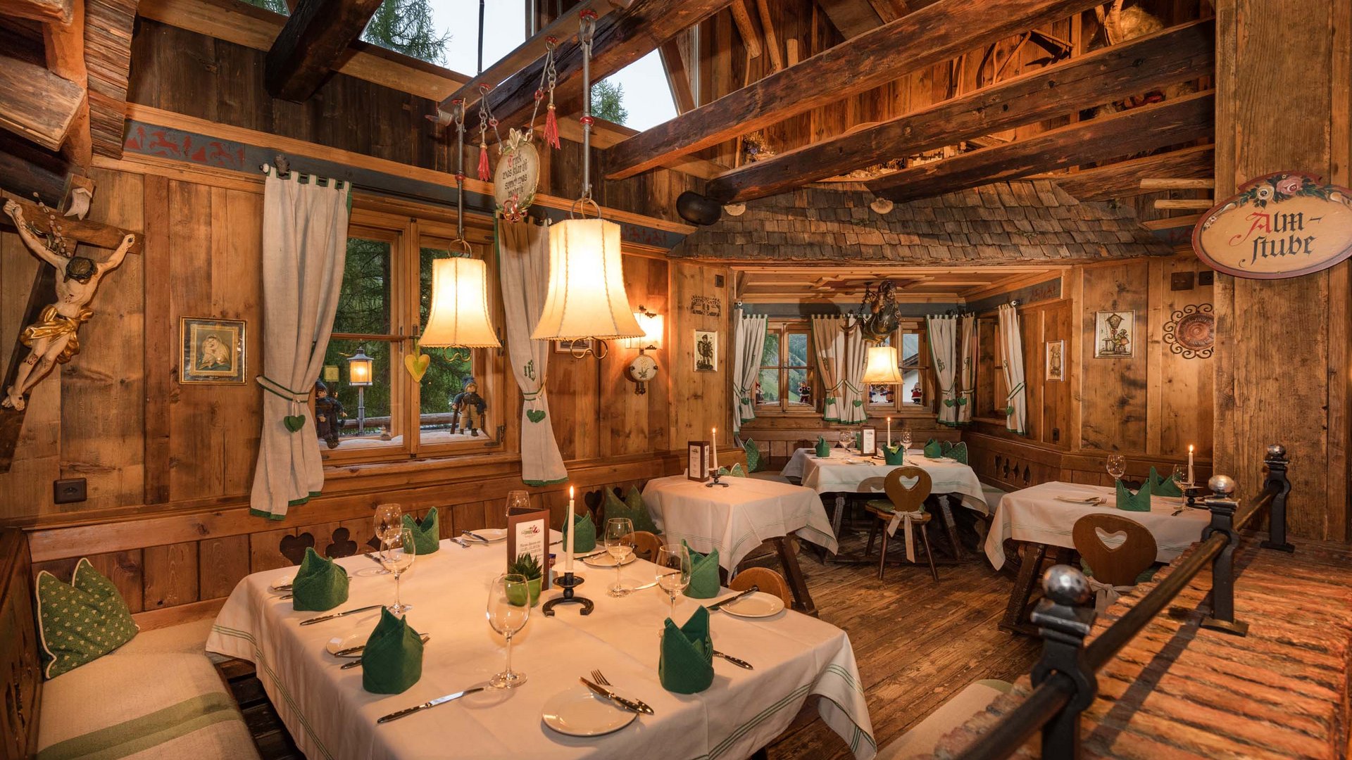 Ein uriges Restaurant in Samnaun